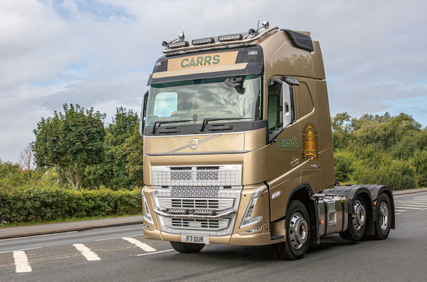 CARR’S FLOUR GOES FOR GOLD WITH FLAGSHIP VOLVO FH